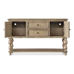 Furniture of America Trenden Modern Farmhouse Solid Wood 2-Drawer Storage Dining Server