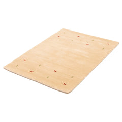 Kashkuli Gabbeh Beige Rug 3'11" x 5'5" - 3'11 x 5'5