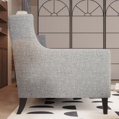 Naro Mid-Century Modern Fabric 3-Seater Sofa with Tufted Backrest by GDFStudio