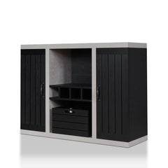 Furniture of America Xole 47-in. Rustic 7-shelf Dining Buffet, Sideboard for Dining Room