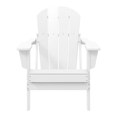 Laguna Fade Resistant All Weather Outdoor Patio Folding Adirondack Chair