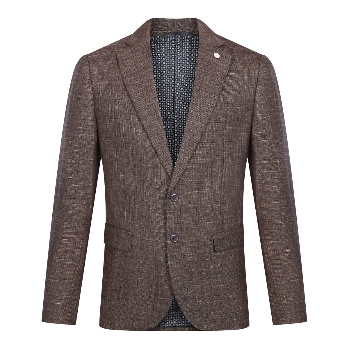 Tahari Slim Fit Grid Plaid Blazer