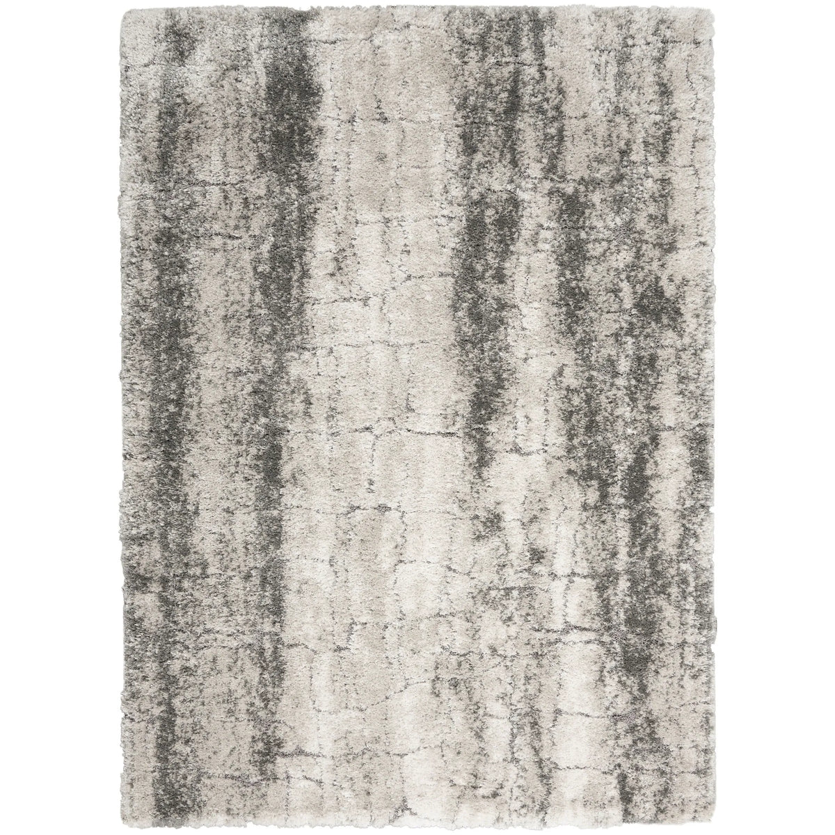 Nourison Luxurious Shag High Pile Contemporary Abstract Area Rug