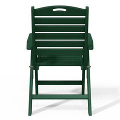Laguna Foldable Highback Patio Dining Chair with Adjustable Recline Feature