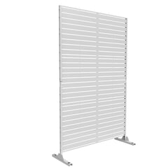 Outdoor 76''H Metal Privacy Screen Panel Free Standing