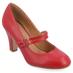 Journee Women's Windy Medium and Wide Width Pumps