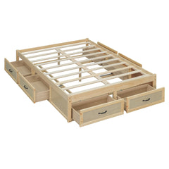 Merax Platform Bed with 6 Storage Drawers