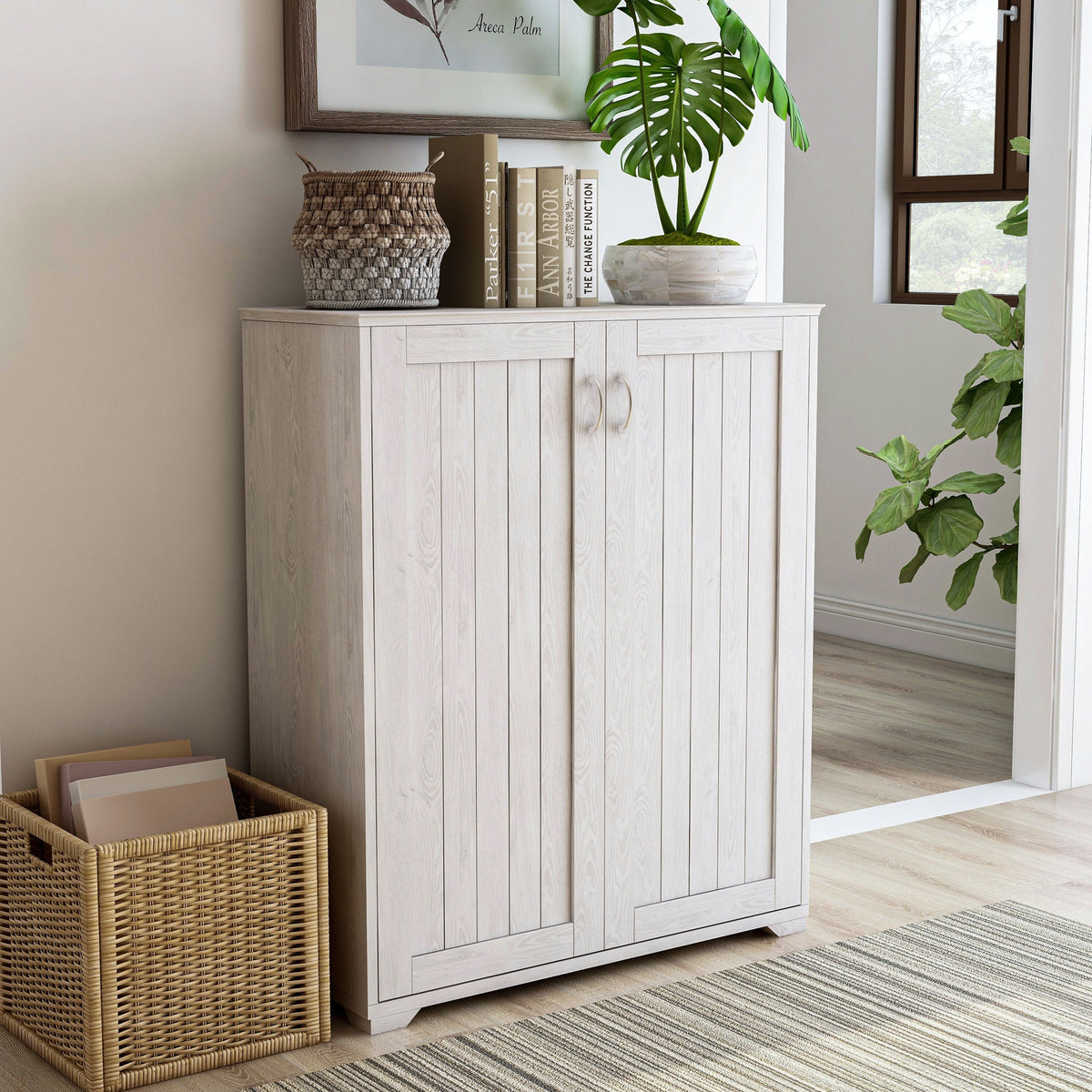 Jdiriya Transitional 5-shelf Cabinet by Copper Grove