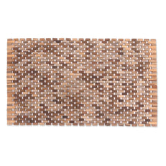 Handmade Surabya Sidewalk Teakwood mat (Indonesia)