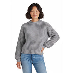 Steve Madden Martina Ribbed Mock Neck Sweater