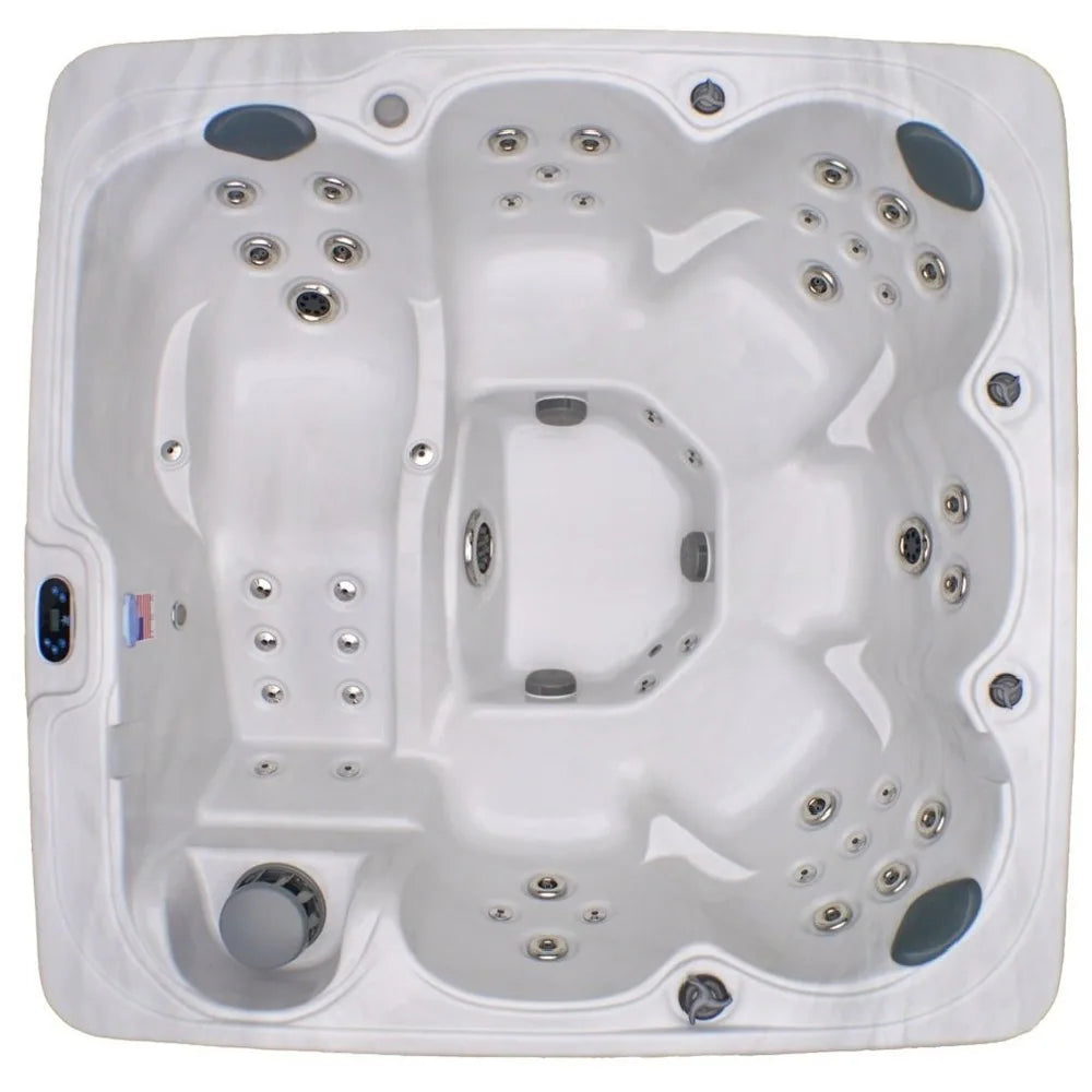 Home and Garden 6-person Hot Tub 71-jet Spa - 82"x82"x35"