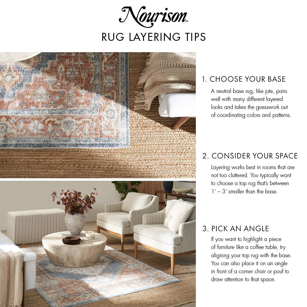 Nourison Sandy Indoor/Outdoor Abstract Area Rug