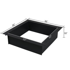 36" Steel Outdoor Wood Burning Fire Ring
